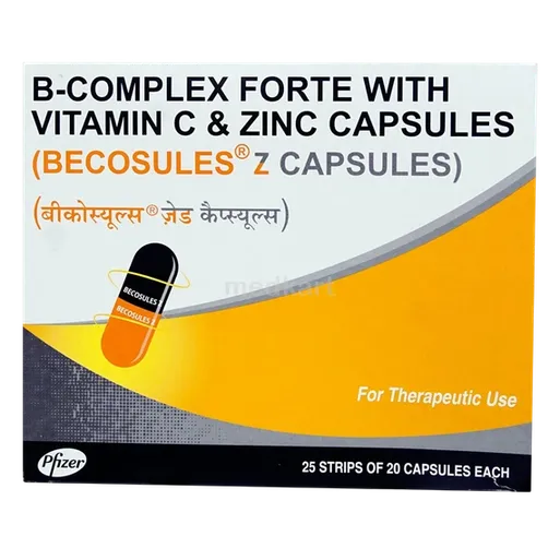 becosules z capsule 20's